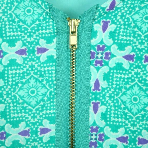 Pink Owl Shift Dress Mint Green Purple Pink Yellow M Medium - Picture 9 of 12